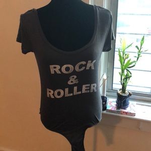 NWT “Rock & Roller” Crewneck Bodysuit
